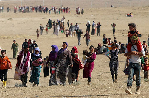 Éxodo masivo de la ciudad siria de Afrin Éxodo masivo de la ciudad siria ocupada por tropas turcas
